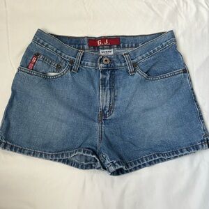Low Rise Jean Shorts